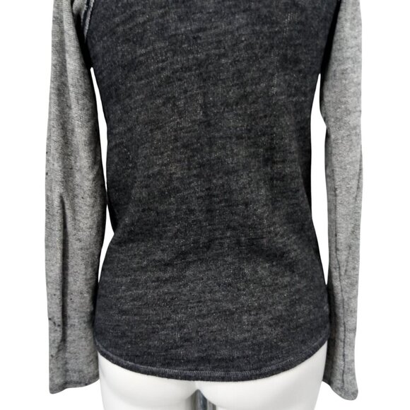 Kuhl Nova Cowl Neck Long Sleeve Raglan Sweater Sweatshirt Size XS Gray Wool - Picture 10 of 12